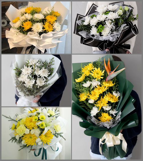 江苏泰州兴化市大垛镇白事花束代送